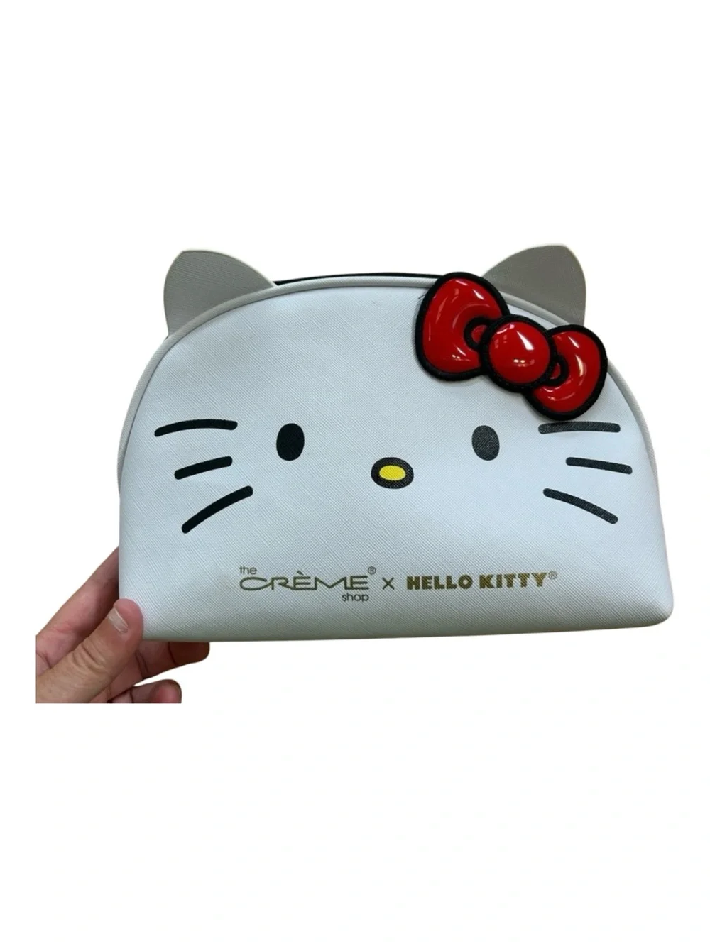 The Creme Shop x Hello‎ Kitty Sanrio Red Bow Makeup Cosmetic Toiletry Bag